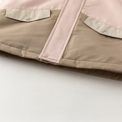 Dave&Bella Kids Boys/Girls Outdoor Cozy Windproof Long-sleeved Hooded Padded Jackets