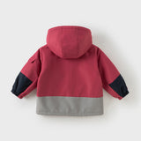 Dave&Bella Kids Boys/Girls Outdoor Cozy Windproof Long-sleeved Hooded Padded Jackets