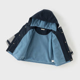 Dave&Bella Kids Boys/Girls Outdoor Cozy Windproof Long-sleeved Hooded Padded Jackets