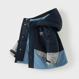 Dave&Bella Kids Boys/Girls Outdoor Cozy Windproof Long-sleeved Hooded Padded Jackets