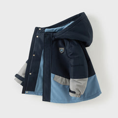 Dave&Bella Kids Boys/Girls Outdoor Cozy Windproof Long-sleeved Hooded Padded Jackets