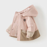Dave&Bella Kids Boys/Girls Outdoor Cozy Windproof Long-sleeved Hooded Padded Jackets