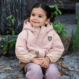 Dave&Bella Kids Boys/Girls Outdoor Cozy Windproof Long-sleeved Hooded Padded Jackets