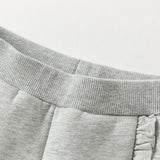 Dave&Bella Toddler Girls Casual Plush-lined Drawstring Loose Sweatpants