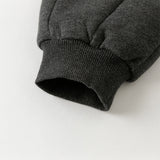 Dave&Bella Toddler Girls Casual Plush-lined Drawstring Loose Sweatpants