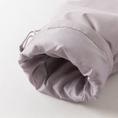 Dave&Bella Kids Girls Winter Casual Grey Purple/Black Windproof Straight-leg Down Pants