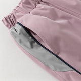 Dave&Bella Toddler Girls Outdoor Waterproof Sports Drawstring Cargo Pants