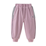 Dave&Bella Toddler Girls Outdoor Waterproof Sports Drawstring Cargo Pants