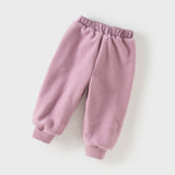 Dave&Bella Toddler Girls Outdoor Waterproof Sports Drawstring Cargo Pants