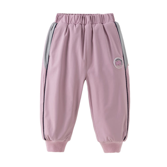 Dave&Bella Toddler Girls Autumn Outdoor Waterproof Sports Drawstring Cargo Pants