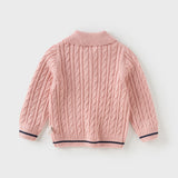 Dave&Bella Kids Girls Soft Pullover Long Sleeve Sweater Tops