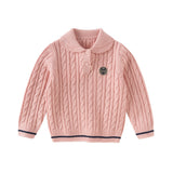 Dave&Bella Kids Girls Soft Pullover Long Sleeve Sweater Tops