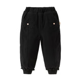 Dave&Bella Toddler Girls Versatile Outdoor Sports Padded Drawstring Pants