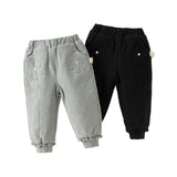 Dave&Bella Toddler Girls Versatile Outdoor Sports Padded Drawstring Pants