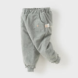 Dave&Bella Toddler Girls Versatile Outdoor Sports Padded Drawstring Pants