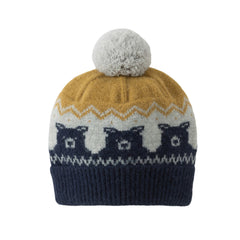 Dave&Bella Toddler Girls/Boys Orange Pink/Navy Blue Soft Ear-protection Pullover Hats