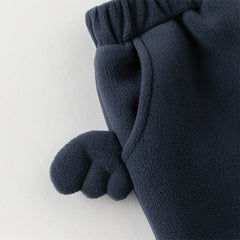 Dave&Bella Toddler Girls/Boys Winter Cute Loose Fleece Pants