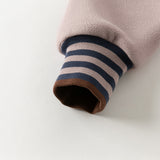Dave&Bella Toddler Girls/Boys Pink/Brown Cute Loose Fleece Pants