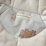 Dave&Bella Toddler Boys Playful Dinosaur Print Outwear Cozy Padded Hooded Coats