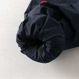 Dave&Bella Toddler Boys Winter Chinese-style Navy Blue Cozy Loose Down Pants