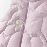 Dave&Bella Toddler Girls/Boys Winter Outdoor Windproof White Duck Down Hooded Vests