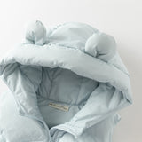 Dave&Bella Toddler Girls/Boys Winter Outdoor Windproof White Duck Down Hooded Vests