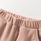 Dave&Bella Toddler Girls Sweet Pink/Grey Warm Pants