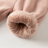 Dave&Bella Toddler Girls Sweet Pink/Grey Warm Pants