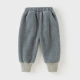 Dave&Bella Toddler Girls Sweet Pink/Grey Warm Pants
