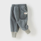 Dave&Bella Toddler Girls Sweet Pink/Grey Warm Pants