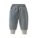 Dave&Bella Toddler Girls Sweet Pink/Grey Warm Pants