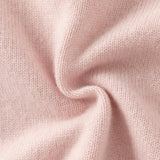 Dave&Bella Kids Girls Elegant Pink/Beige Versatile Pullover Soft Pure Cashmere Sweaters