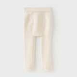 Dave&Bella Kids Girls Beige/Grey Plush-lined Warm Footless Tights Leggings