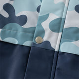 Dave&Bella Toddler Boys Cool Blue Waterproof Plush-lined Hooded Outwear Coats