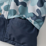 Dave&Bella Toddler Boys Cool Blue Waterproof Plush-lined Hooded Outwear Coats