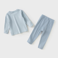 Dave&Bella Kids Girls/Boys Charming Color Breathable Cotton Sleepwear Pajamas