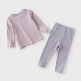 Dave&Bella Kids Girls/Boys Charming Color Breathable Cotton Sleepwear Pajamas