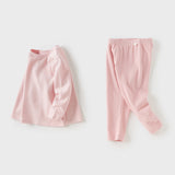 Dave&Bella Kids Girls/Boys Charming Color Breathable Cotton Sleepwear Pajamas