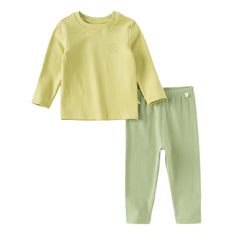 Dave&Bella Kids Girls/Boys Charming Color Breathable Cotton Sleepwear Pajamas