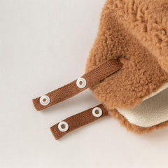 Dave&Bella Toddler Girls/Boys Winter Cute Brown Bear's Ear-style Cozy Plush-lined Hats