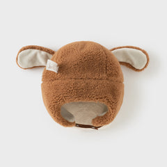 Dave&Bella Toddler Girls/Boys Winter Cute Brown Bear's Ear-style Cozy Plush-lined Hats