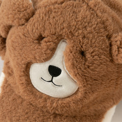 Dave&Bella Toddler Girls/Boys Winter Cute Brown Bear's Ear-style Cozy Plush-lined Hats