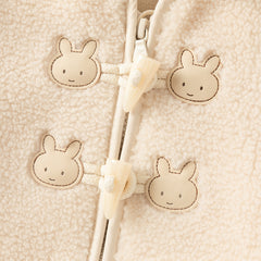 Dave&Bella Toddler Girls Sweet Beige Outwear Long-sleeved Padded Coats