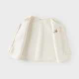 Dave&Bella Toddler Girls Adorable Sleeveless Beige Vests