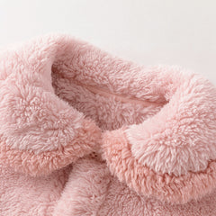 Dave&Bella Toddler Girls/Boys Winter Cozy Plush Long Sleeve Night Pajamas