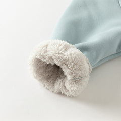 Dave&Bella Toddler Girls/Boys Winter Soft Plush-lined Outwear Hooded Coats