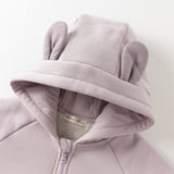 Dave&Bella Toddler Girls/Boys Soft Plush-lined Outwear Hooded Coats