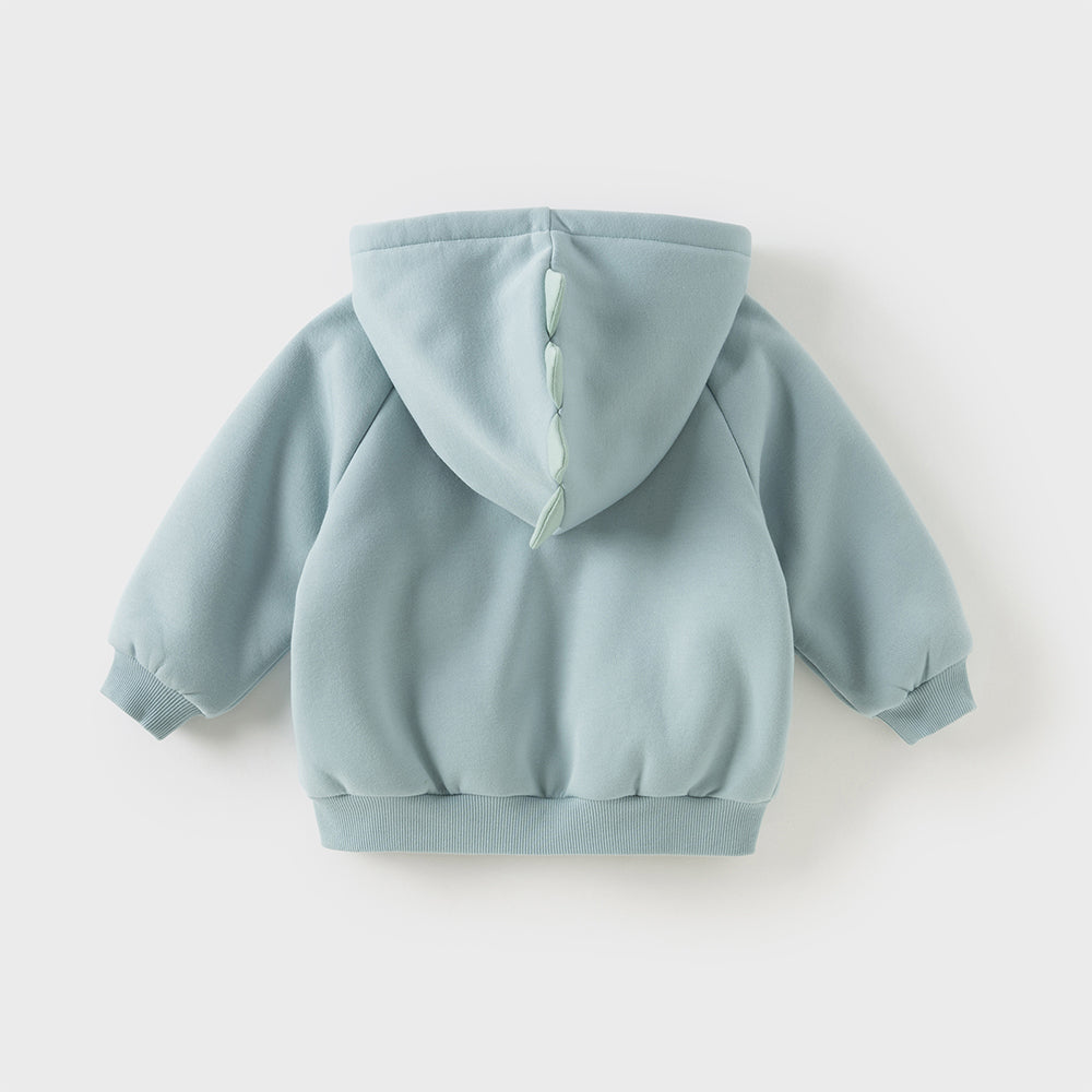Dave&Bella Toddler Girls/Boys Soft Plush-lined Outwear Hooded Coats