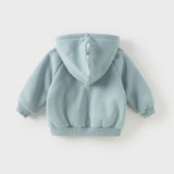 Dave&Bella Toddler Girls/Boys Soft Plush-lined Outwear Hooded Coats