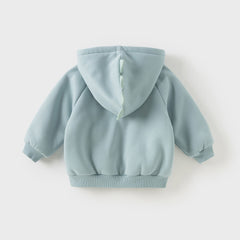 Dave&Bella Toddler Girls/Boys Winter Soft Plush-lined Outwear Hooded Coats